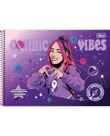 imagem principal do produto Caderno de Cartografia e Desenho Emilly Vick 80 Folhas