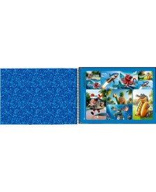 imagem de detalhe produto Caderno de Cartografia e Desenho Espiral Capa Dura 4-Fun 80 Folhas