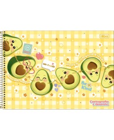 imagem principal do produto Caderno de Cartografia e Desenho Espiral Capa Dura Abacute 80 Folhas