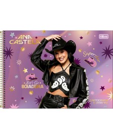 imagem principal do produto Caderno de Cartografia e Desenho Espiral Capa Dura Ana Castela 80 Folhas