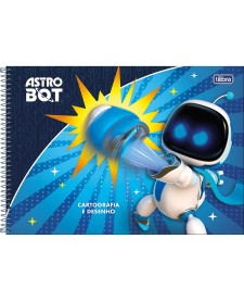 imagem principal do produto Caderno de Cartografia e Desenho Espiral Capa Dura Astro 80 Folhas