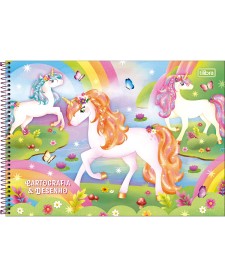 imagem principal do produto Caderno de Cartografia e Desenho Espiral Capa Dura Blink 80 Folhas