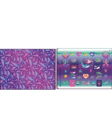 imagem de detalhe produto Caderno de Cartografia e Desenho Espiral Capa Dura Bubble 80 Folhas