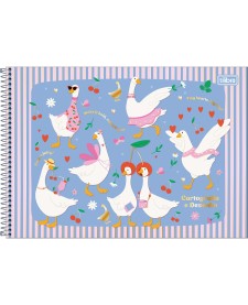 imagem principal do produto Caderno de Cartografia e Desenho Espiral Capa Dura Cindy 80 Folhas