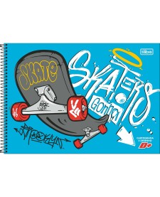 imagem principal do produto Caderno de Cartografia e Desenho Espiral Capa Dura D+ Masculino 96 Folhas