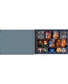 imagem de detalhe produto Caderno de Cartografia e Desenho Espiral Capa Dura Demon Slayer 80 Folhas