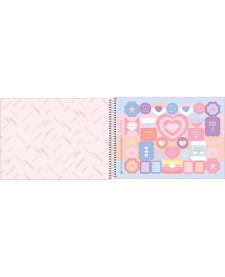 imagem de detalhe produto Caderno de Cartografia e Desenho Espiral Capa Dura Happy 80 Folhas