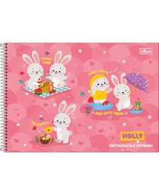 imagem principal do produto Caderno de Cartografia e Desenho Espiral Capa Dura Holly 80 Folhas