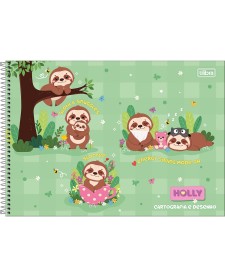 imagem principal do produto Caderno de Cartografia e Desenho Espiral Capa Dura Holly 80 Folhas