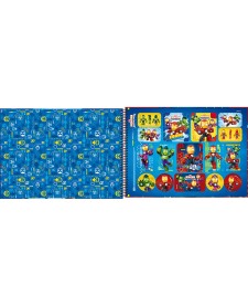 imagem de detalhe produto Caderno de Cartografia e Desenho Espiral Capa Dura Iron Man 80 Folhas