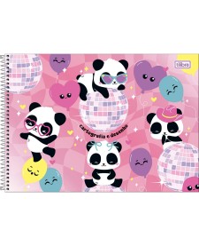 imagem principal do produto Caderno de Cartografia e Desenho Espiral Capa Dura Lovely Friend 80 Folhas