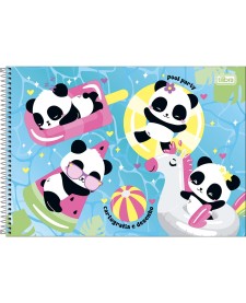 imagem principal do produto Caderno de Cartografia e Desenho Espiral Capa Dura Lovely Friend 80 Folhas