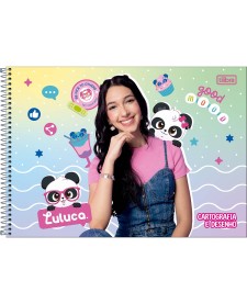 imagem principal do produto Caderno de Cartografia e Desenho Espiral Capa Dura Luluca 80 Folhas