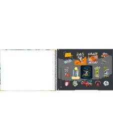 imagem de detalhe produto Caderno de Cartografia e Desenho Espiral Capa Dura Meltz 80 Folhas