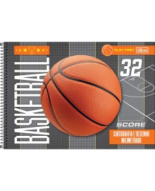 imagem principal do produto Caderno de Cartografia e Desenho Espiral Capa Dura Milimetrado Score 80 Folhas