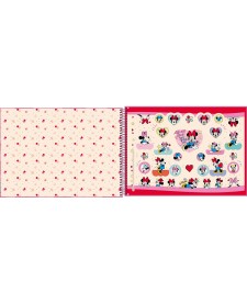 imagem de detalhe produto Caderno de Cartografia e Desenho Espiral Capa Dura Minnie 80 Folhas