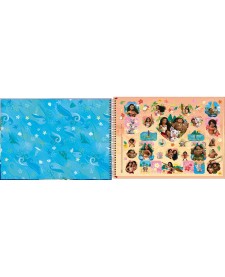 imagem de detalhe produto Caderno de Cartografia e Desenho Espiral Capa Dura Moana 80 Folhas