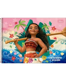 imagem principal do produto Caderno de Cartografia e Desenho Espiral Capa Dura Moana 80 Folhas