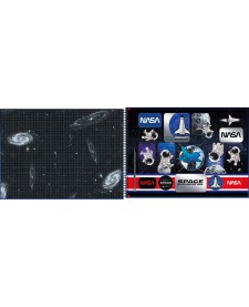 imagem de detalhe produto Caderno de Cartografia e Desenho Espiral Capa Dura Nasa 80 Folhas