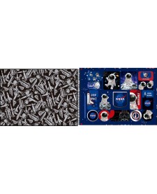 imagem de detalhe produto Caderno de Cartografia e Desenho Espiral Capa Dura Nasa 80 Folhas