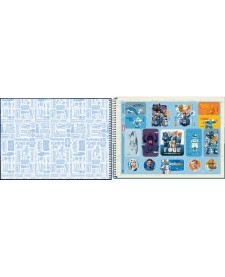 imagem de detalhe produto Caderno de Cartografia e Desenho Espiral Capa Dura Quarteto Fantástico 80 Folhas