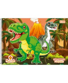 imagem principal do produto Caderno de Cartografia e Desenho Espiral Capa Dura Raptor 80 Folhas