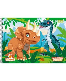 imagem principal do produto Caderno de Cartografia e Desenho Espiral Capa Dura Raptor 80 Folhas