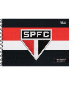 imagem principal do produto Caderno de Cartografia e Desenho Espiral Capa Dura São Paulo  80 Folhas