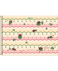 imagem principal do produto Caderno de Cartografia e Desenho Espiral Capa Dura Scarlet 80 Folhas