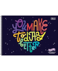 imagem principal do produto Caderno de Cartografia e Desenho Espiral Capa Dura Spice 48 Folhas