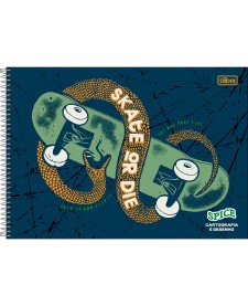 imagem principal do produto Caderno de Cartografia e Desenho Espiral Capa Dura Spice 80 Folhas
