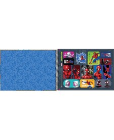 imagem de detalhe produto Caderno de Cartografia e Desenho Espiral Capa Dura Spider-Man 80 Folhas