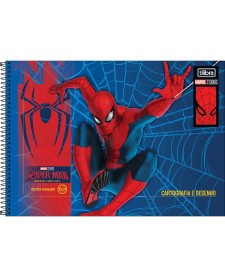 imagem principal do produto Caderno de Cartografia e Desenho Espiral Capa Dura Spider-Man: Brand New Day 80 Folhas