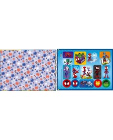 imagem de detalhe produto Caderno de Cartografia e Desenho Espiral Capa Dura Spidey 80 Folhas