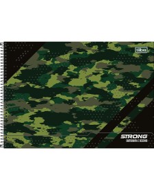 imagem principal do produto Caderno de Cartografia e Desenho Espiral Capa Dura Strong 80 Folhas