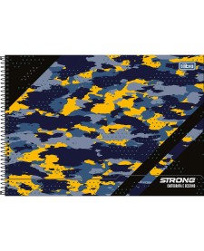 imagem principal do produto Caderno de Cartografia e Desenho Espiral Capa Dura Strong 80 Folhas