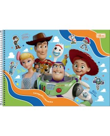 imagem principal do produto Caderno de Cartografia e Desenho Espiral Capa Dura Toy Story 80 Folhas