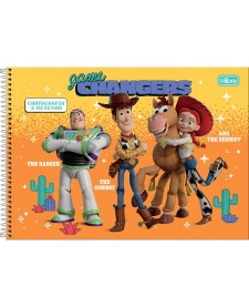 imagem principal do produto Caderno de Cartografia e Desenho Espiral Capa Dura Toy Story 80 Folhas