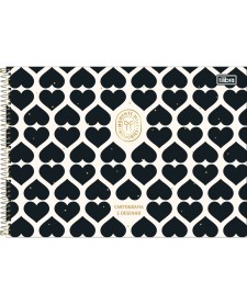 imagem principal do produto Caderno de Cartografia e Desenho Espiral Capa Dura West Village 80 Folhas