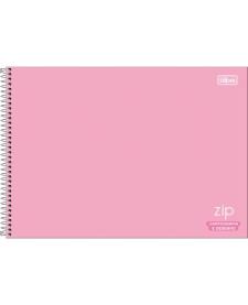 imagem principal do produto Caderno de Cartografia e Desenho Espiral Capa Dura Zip Colors 80 Folhas