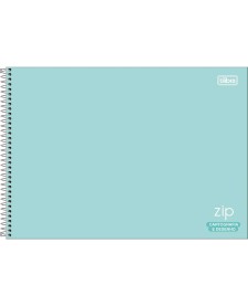 imagem principal do produto Caderno de Cartografia e Desenho Espiral Capa Dura Zip Colors 80 Folhas