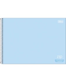 imagem principal do produto Caderno de Cartografia e Desenho Espiral Capa Dura Zip Colors 80 Folhas