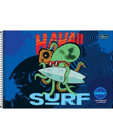 imagem principal do produto Caderno de Cartografia e Desenho Espiral Capa Dura Zoom+ Masculino 96 Folhas
