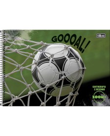 imagem principal do produto Caderno de Cartografia e Desenho Espiral Capa Dura Zoom+ Masculino 96 Folhas