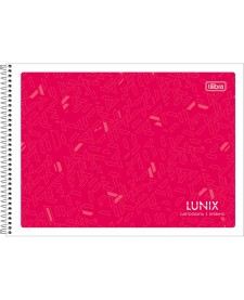 imagem principal do produto Caderno de Cartografia e Desenho Espiral Capa Flexível Lunix 60 Folhas