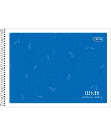 imagem principal do produto Caderno de Cartografia e Desenho Espiral Capa Flexível Lunix 60 Folhas