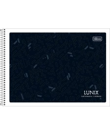 imagem principal do produto Caderno de Cartografia e Desenho Espiral Capa Flexível Lunix 60 Folhas