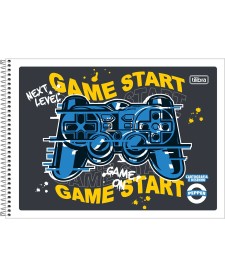 imagem principal do produto Caderno de Cartografia e Desenho Espiral Capa Flexível Pepper 40 Folhas