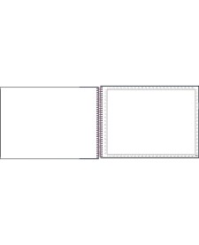 imagem de detalhe produto Caderno de Cartografia e Desenho Milimetrado Espiral Capa Dura D+ Masculino 96 Folhas