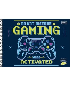 imagem principal do produto Caderno de Cartografia e Desenho Milimetrado Espiral Capa Dura D+ Masculino 96 Folhas